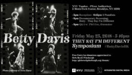 Betty Davis Symposium Flyer
